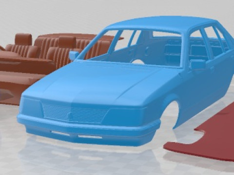 Holden Commodore 1981 Printable Car 3D प्रिंट मॉडल