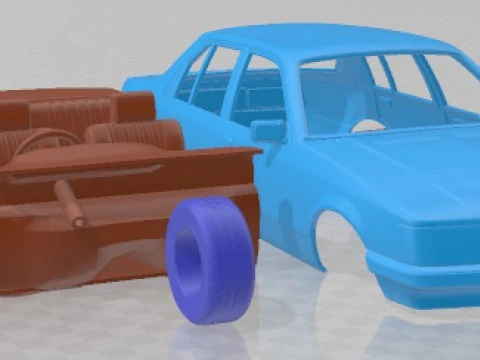 Holden Commodore 1981 Printable Car 3D Print Model