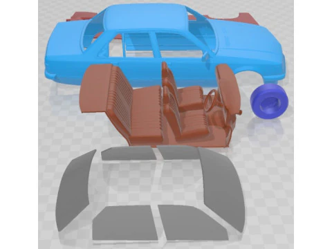 Holden Commodore 1981 Printable Car 3D Print Model
