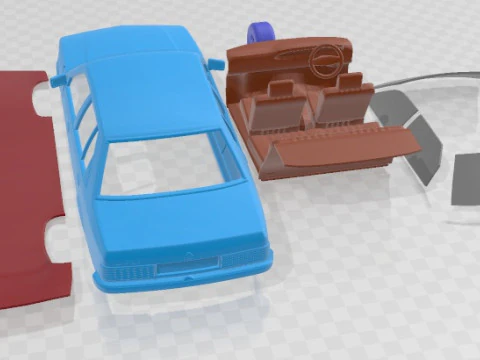 Holden Commodore 1981 Printable Car 3D Print Model