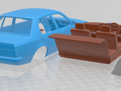 Holden Commodore 1981 Printable Car Modèles 3D en vedette