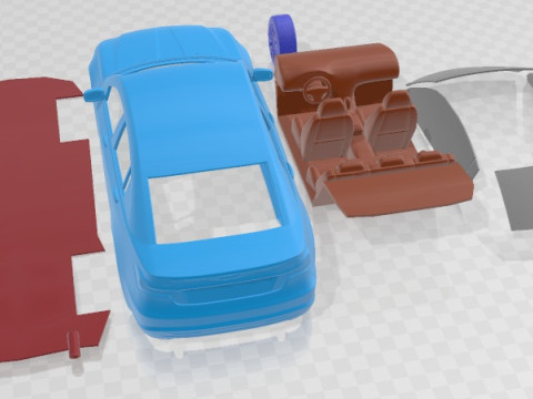 Chrysler 200 2011 Printable Car 3D Print Model