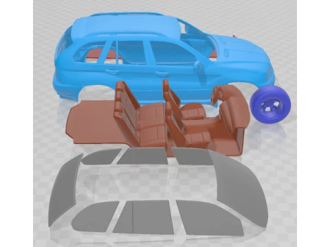X5 E53 2000 Printable Car 3D Print Model
