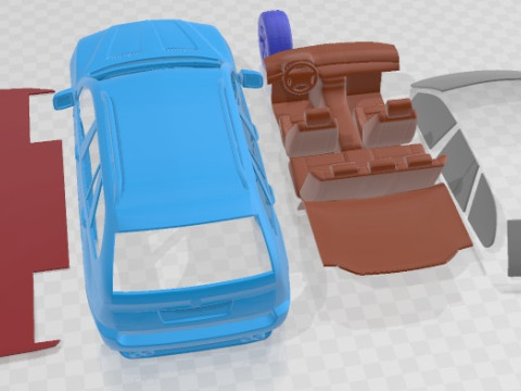 X5 E53 2000 Printable Car 3D Print Model
