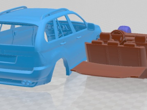 X5 E53 2000 Printable Car 3D Print Model