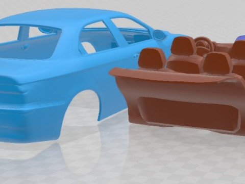 Alfa Romeo 156 1997 Printable Car 3D Print Model