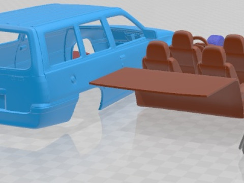 Opel Kadett Wagon 1991 Printable Car 3D 프린트 모델
