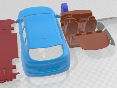 Hyundai Tucson N Line 2019 Printable Car 3D Print Model