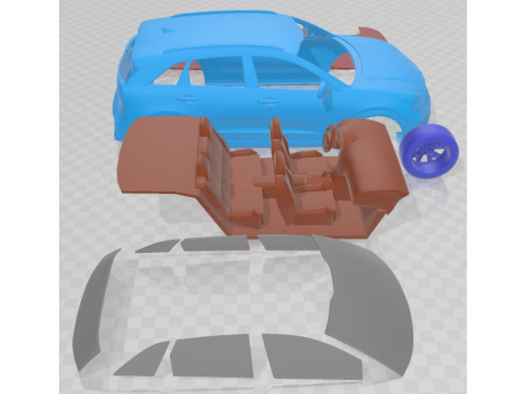Kia Niro Hybrid 2020 Printable Car 3D 프린트 모델