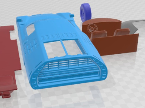 Mazda RX 500 1970 Printable Car 3D Принт Модель
