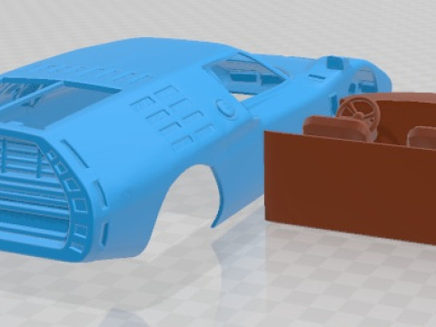 Mazda RX 500 1970 Printable Car 3D Принт Модель