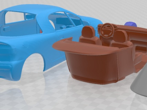 Opel Tigra 1994 Printable Car 3D Druckmodell