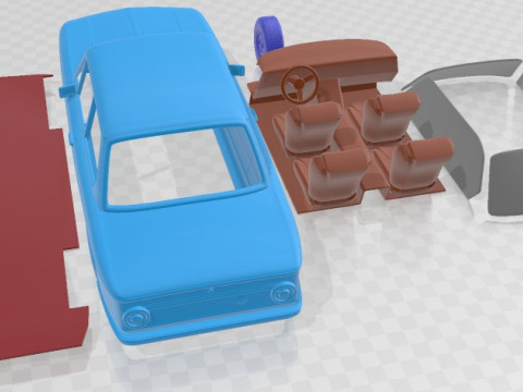 2002 1968 Printable Car Modèles 3D en vedette