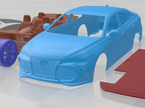 Toyota Avalon XSE V6 2019 Printable Car 3D Print Model