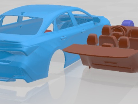 Toyota Avalon XSE V6 2019 Printable Car 3Dプリントモデル