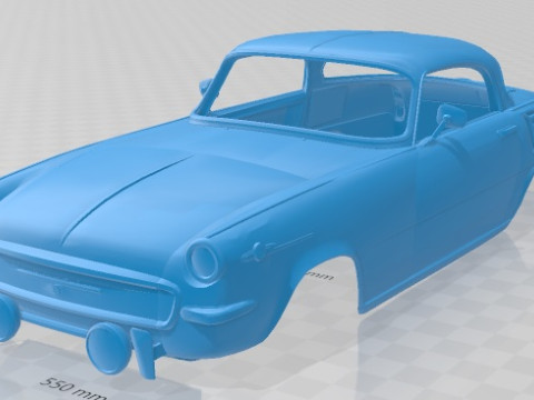 Skoda 1000 Printable Body Car 3Dプリントモデル