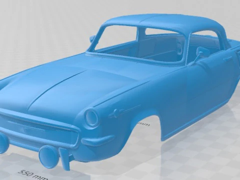 Skoda 1000 Karosserie zum Ausdrucken 3D Druckmodell