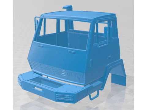 Steyr Plus 91 1491 1978 Printable Body Cabin Truck 3D Print Model