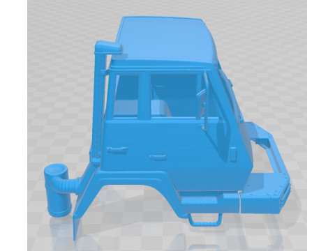 Steyr Plus 91 1491 1978 Printable Body Cabin Truck 3D Print Model