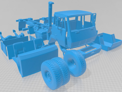 Steyr Plus 91 1491 1978 Printable Truck 3Dプリントモデル