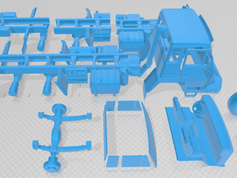 Steyr Plus 91 1491 1978 Printable Truck 3Dプリントモデル