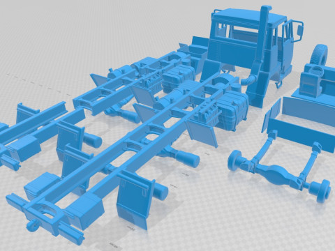 Steyr Plus 91 1491 1978 Printable Truck 3Dプリントモデル