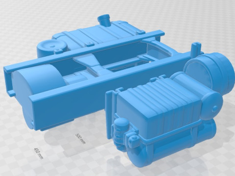 Steyr Plus 91 1491 1978 Printable Truck 3Dプリントモデル