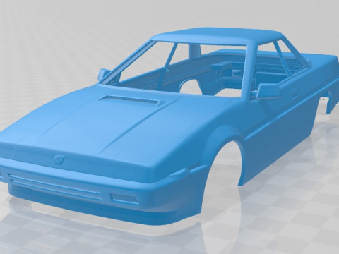 Subaru XT 1985 Printable Body Car 3Dプリントモデル