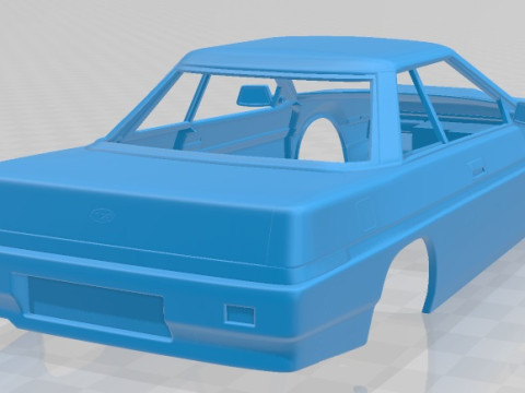 Subaru XT 1985 Printable Body Car 3D Принт Модель