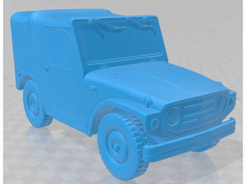Suzuki Jimny 1970 Printable Car Modello di stampa 3D