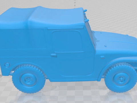 Suzuki Jimny 1970 Printable Car Modello di stampa 3D