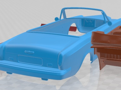 Corniche 1971 Printable Car Model Cetak 3D