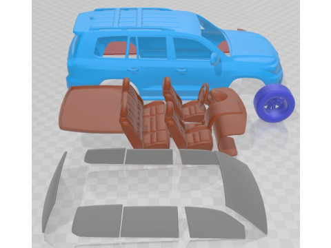 Toyota Land Cruiser J200 2013 Printable Car 3D Принт Модель