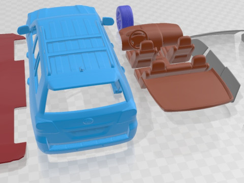Toyota Land Cruiser J200 2013 Printable Car 3D Принт Модель
