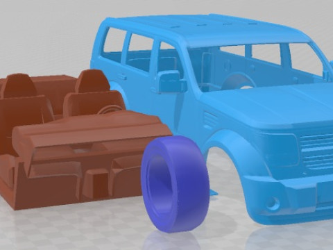 Dodge Nitro 2007 Printable Car 3D Print Model