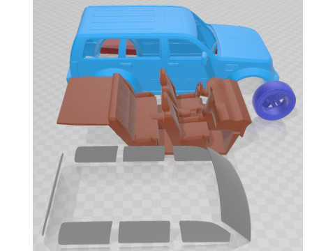 Dodge Nitro 2007 Printable Car 3D Print Model