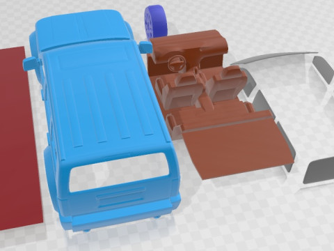 Dodge Nitro 2007 Printable Car 3D Print Model