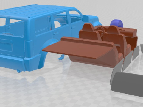 Dodge Nitro 2007 Printable Car 3D Print Model