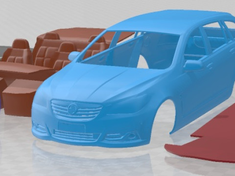 Holden VF Commodore Calais V Sportwagon 2013 Printable Car 3D Print Model