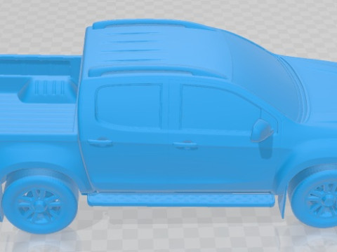 Isuzu D Max Double Cab Huntsman 2014 Printable Car 3D Print Model