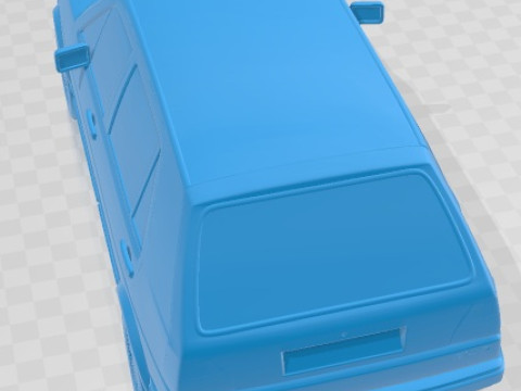 Volkswagen Golf Mk2 5 Door 1983 Printable Car Modelo de impresión 3D