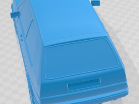 Volkswagen Golf Mk2 1983 Printable Car 3D 프린트 모델