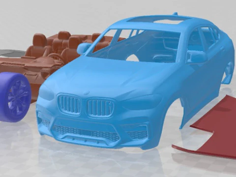 Auto stampabile X4 M Competition 2020 Modello di stampa 3D