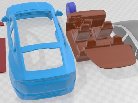 Mahindra XUV E9 2022 Printable Car Modèles 3D en vedette