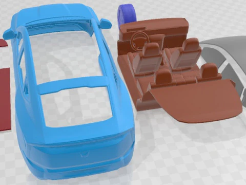 Mahindra XUV E9 2022 Printable Car 3D Print Model