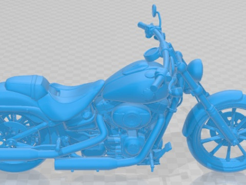 Harley Davidson Softail Break Out 2015 Printable Motorbike Modèles 3D en vedette