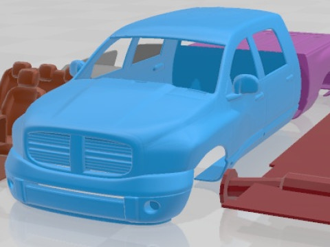 Dodge Ram 2500 Printable Car 3D Print Model