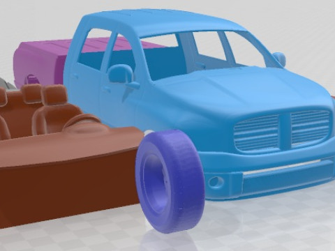 Dodge Ram 2500 Printable Car 3D Принт Модель