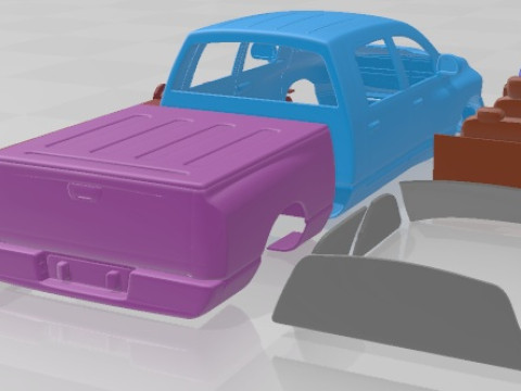Dodge Ram 2500 Printable Car 3D Принт Модель