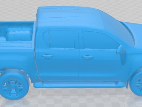 Toyota Hilux Double Cab 2021 Printable Car 3D-Druckmodell